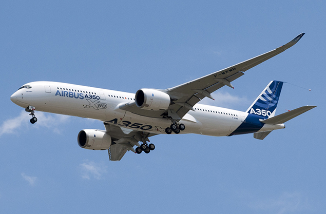 TUSAŞ, A350 uçakların önemli parçasının tek üreticisi