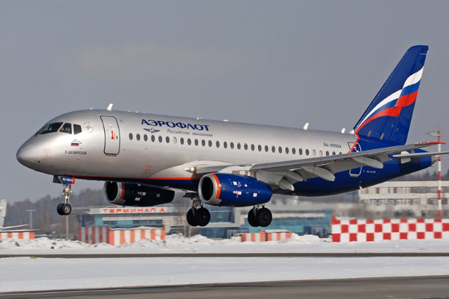 Aeroflot’un SSJ100’ünü elektrik arızası acil indirdi