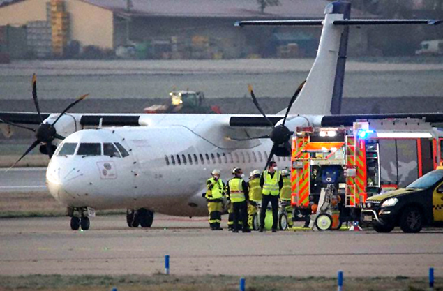 ATR-72 Stuttgart Havalimanı’nı harekete geçirdi