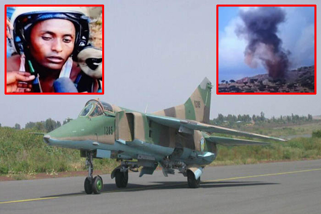 Etopya Hava Kuvvetleri’nin MİG-23’ü düşürüldü