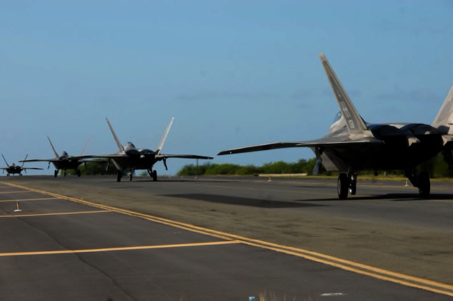 ABD, F-22 Raptor savaş uçaklarını Guam’a konuşlandırdı
