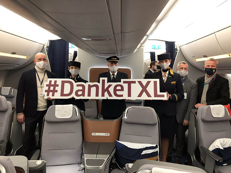 Lufthansa’nın Tegel’e vedası