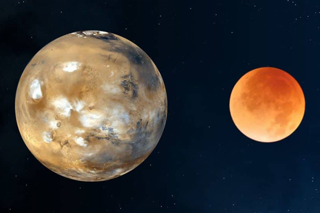 Ay’ın uzun süredir kayıp olan ikizi Mars’ın arkasına saklanmış