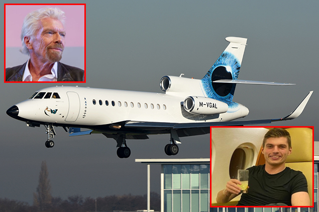 Richard Branson’ın jetini F-1 pilotu Max Verstappen satın aldı