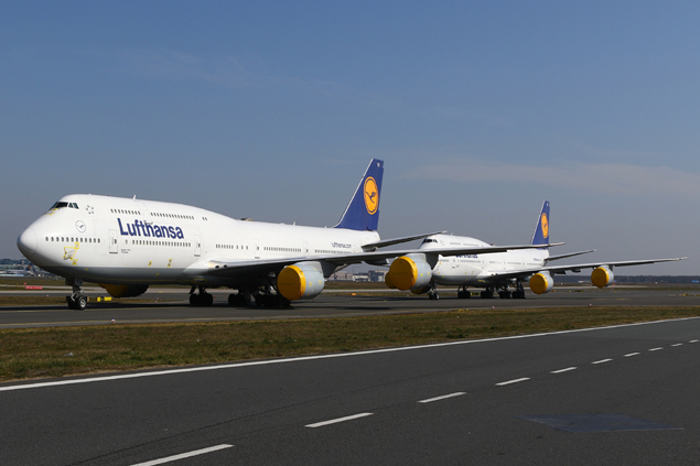 Frankfurt Havalimanı B747’lerin park alanı oldu