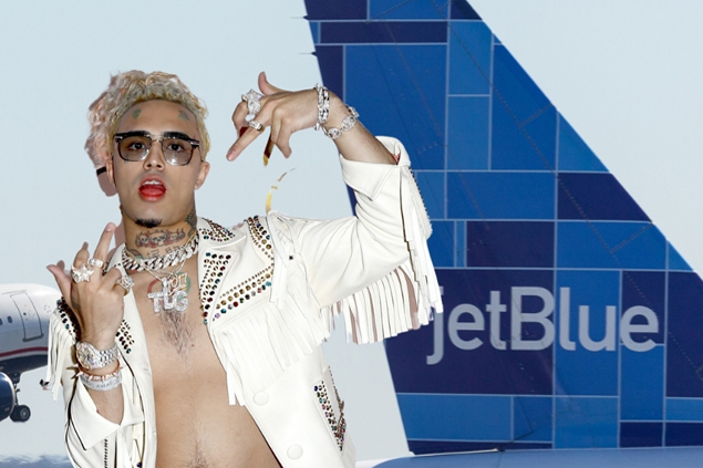JetBlue ünlü rapçi Lil Pump’ı kara listeye aldı