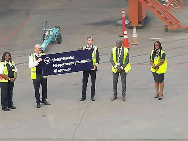 Lufthansa 8 ay sonra Nijerya uçuşlarına başladı