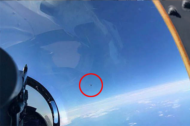ABD’li pilot tanımlnamayan nesneyi görüntüledi