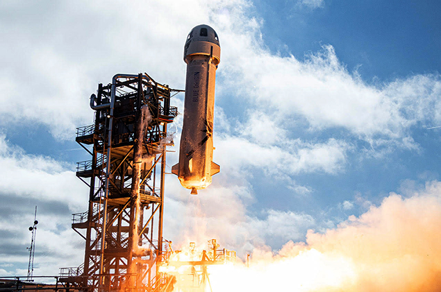Jeff Bezos’un Blue Origin’i NS-14’ün testini başarıyla tamamladı
