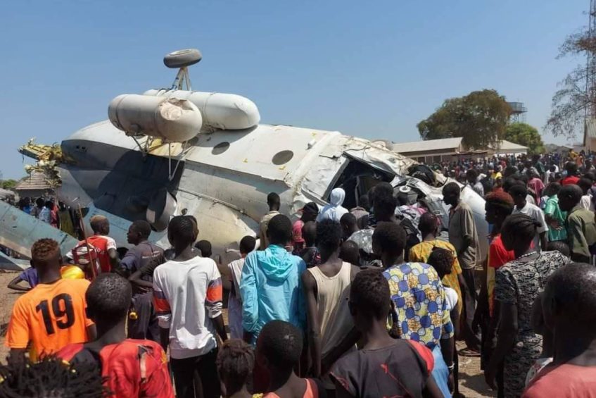 Güney Sudan Hava Kuvvetleri’nin Mi-17’si kaza yaptı