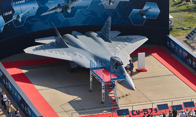 Rus Su-57E Hindistanda görücüye çıkıyor