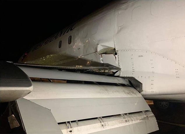 West Atlantic’in B737-400’ü inişte ciddi hasar aldı