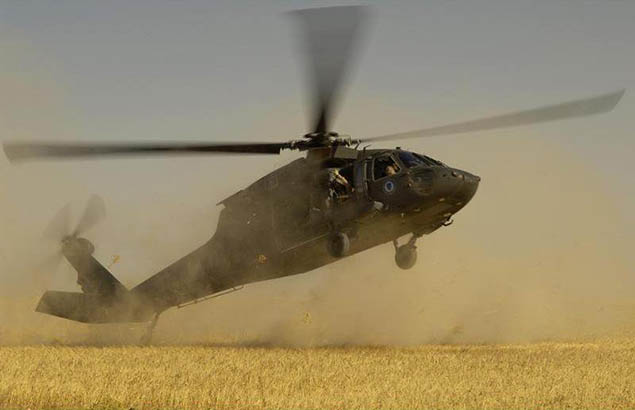 Suriye’de ABD’nin UH-60’ı sert iniş yaptı