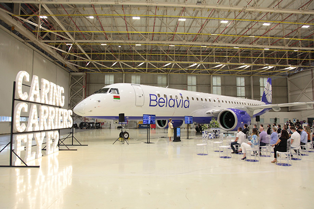 Belavia, ilk E195-E2 yolcu uçağını teslim aldı