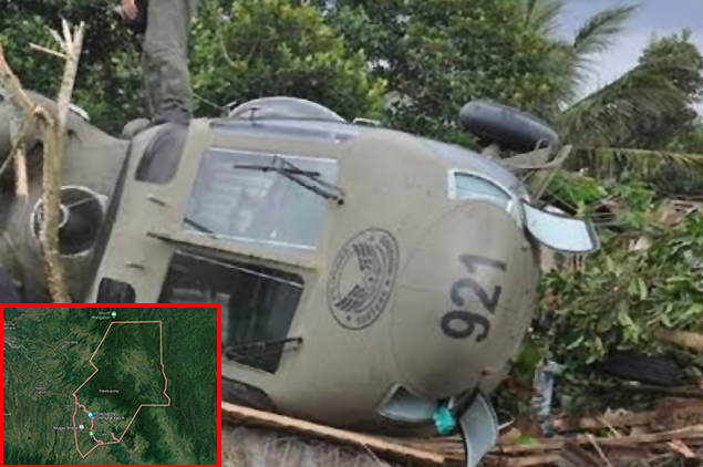 Filipinler Hava Kuvvetleri’nin UH-1H’i düştü