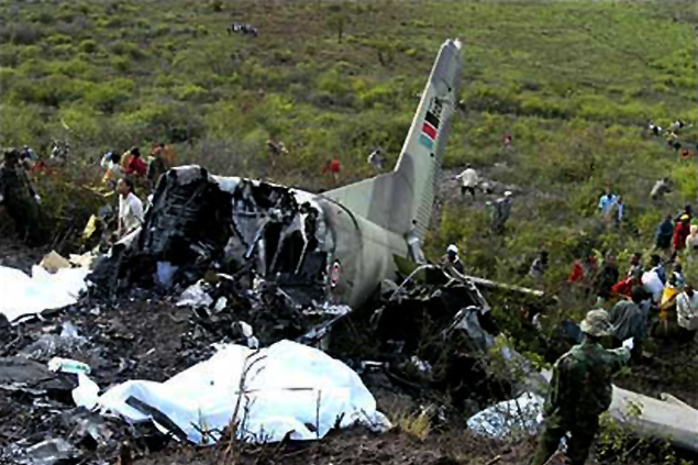 Kenya Hava Kuvvetleri’nin uçağı düştü