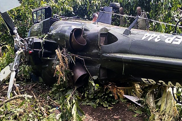 Peru ordusunun A-109 helikopteri düştü