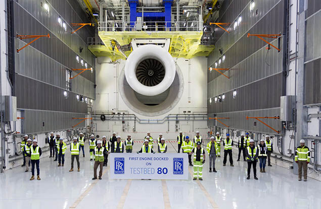 Rolls-Royce Testbed 80’de ilk motorunu başarıyla çalıştırdı