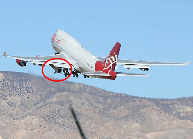 Virgin Orbit B747 ile test yaptı