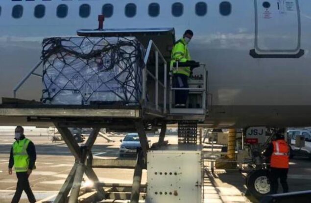 Turkish Cargo Kovid 19 aşılarını Kiev’e ulaştırdı