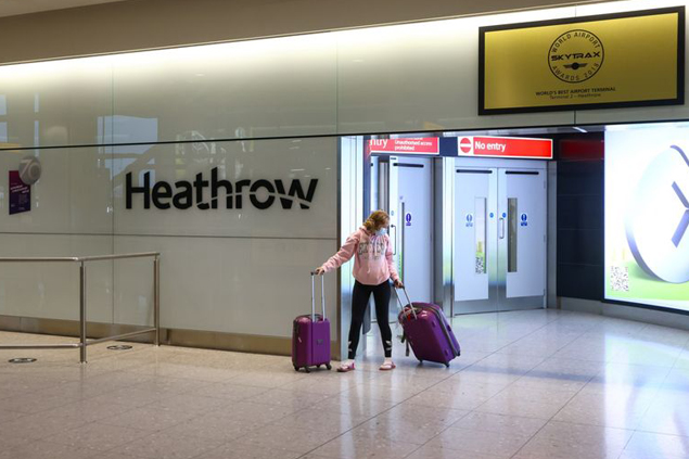 Heathrow havalimanı, 3 havalimanının gerisinde kaldı