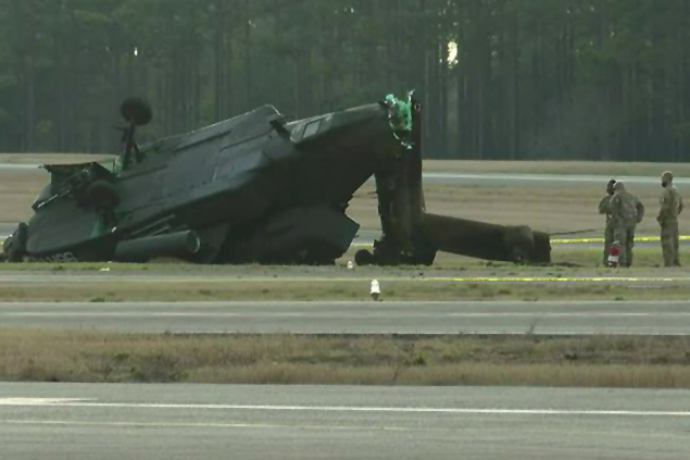 Alabama’da eğitim uçuşunda AH-64 düştü