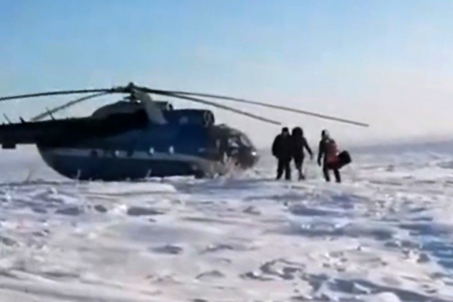 Rusya, Dudinka’da Mi-8 acil indi