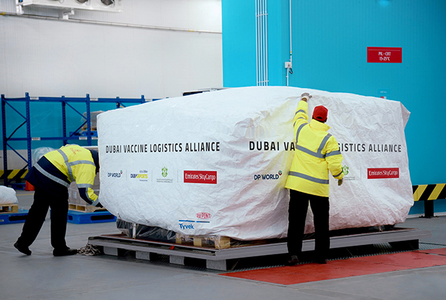 Dubai, Emirates ile ‘Aşı Lojistik Birliği’ni Oluşturdu
