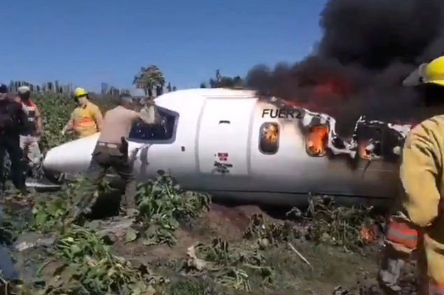 Meksika Hava Kuvvetleri’n Learjet 5XR’si düştü