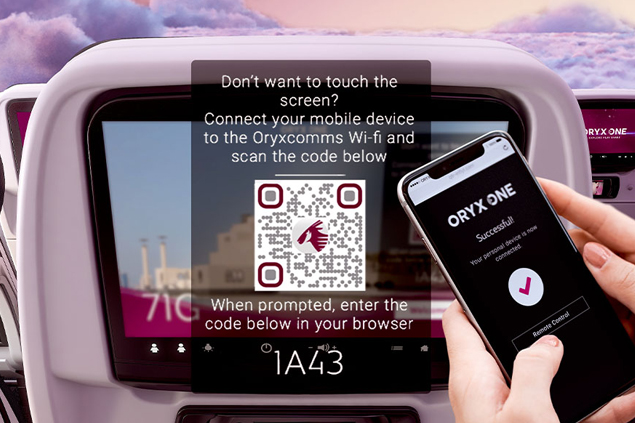 Qatar Airways, yolcularına sıfır temas eğlence sunuyor