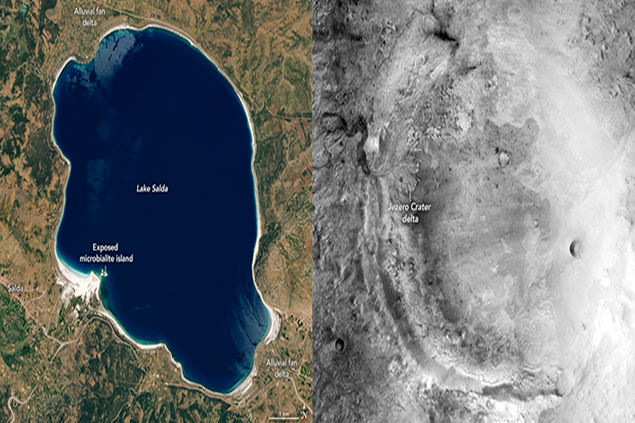 NASA, Salda Gölü detayını paylaştı