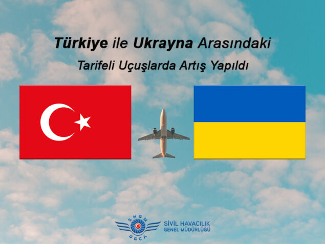 Türkiye ile Ukrayna uçuşları nerelerde arttırıldı
