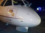 Air Algerie uçağı ATR-72 burun üstü indi