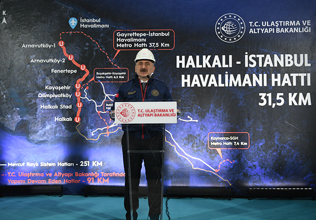 Bakan Karaismailoğlu, Yeni Havalimanı metrosu için açklama yaptı