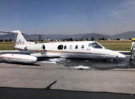 Learjet 25B, Meksika’da pisti kapattı