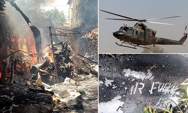 Zimbabwe Hava Kuvvetleri’nin Bell 412 helikopteri düştü