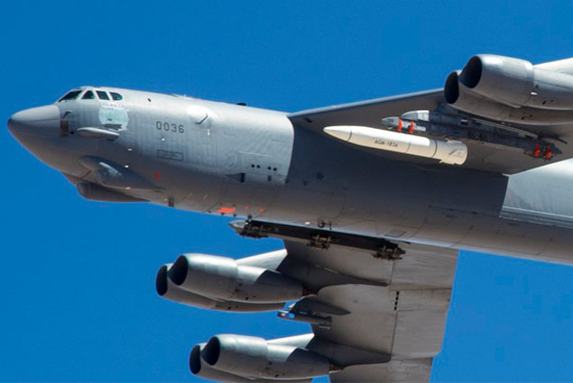 ABD Hava Kuvvetleri’nin, B-52H uçağının denemesi başırısız oldu