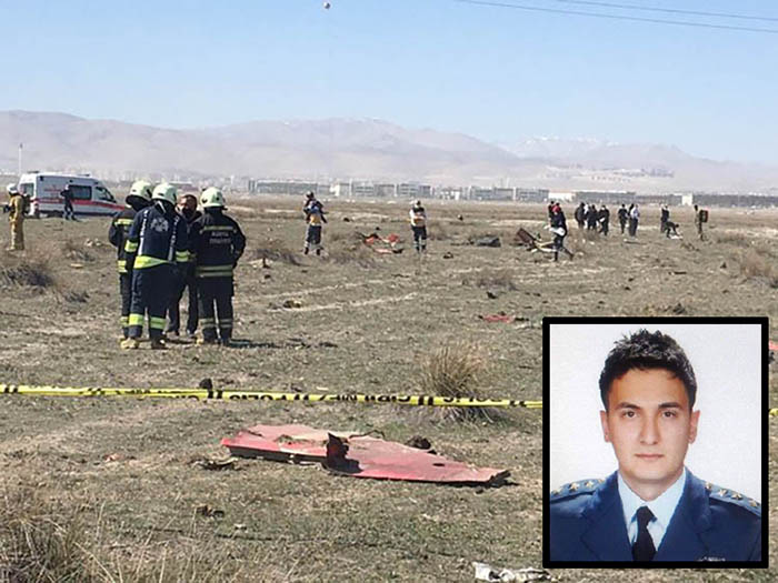 Konya’da uçak düştü; pilot şehit oldu