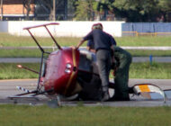 Brezilya’da R22 düştü, pilot yaralı kurtuldu