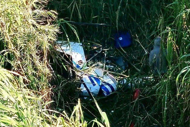 Güney Afrika Durban’da R22 helikopter düştü