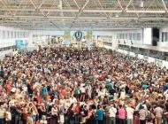 Antalya Havalimanı’nda 100 bin yolcu barajı aşıldı