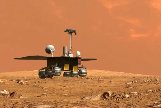 Çin, Mars’tan yeni fotoğraflar paylaştı