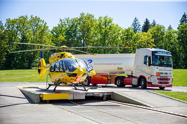 Sürdürülebilir yakıtı ile uçan ilk kurtarma helikopteri; H145