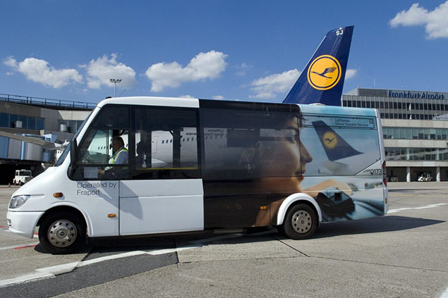 Lufthansa en kısa rotasına yolcuları otobüs ile götürecek