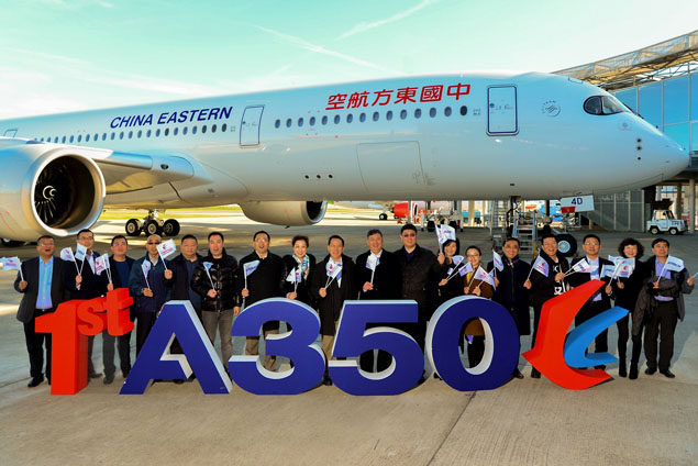 Airbus, Çin’de ilk A350 teslimatını yaptı
