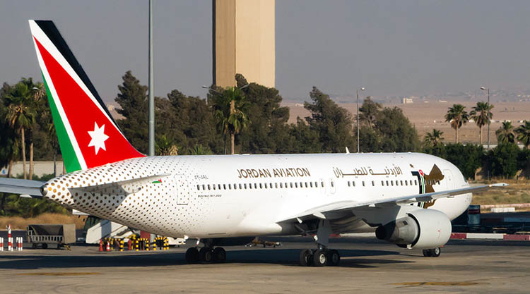 Jordan Aviation, B767 uçağına yeni imaj