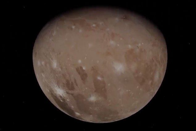 NASA, Jüpiter ve uydusu Ganymede’nin görüntülerini yayınladı