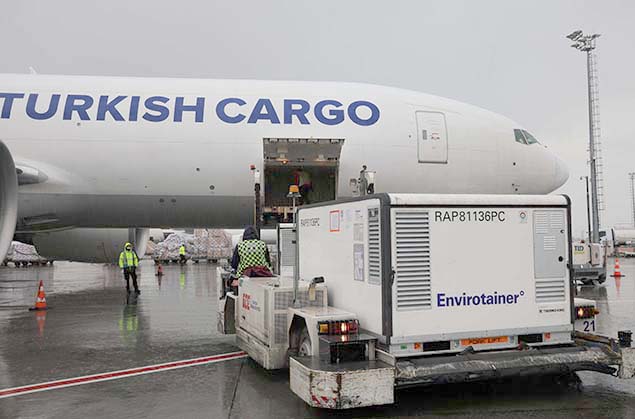 Turkish Cargo, 100 Milyon doz aşıyı Dünya’ya taşıdı