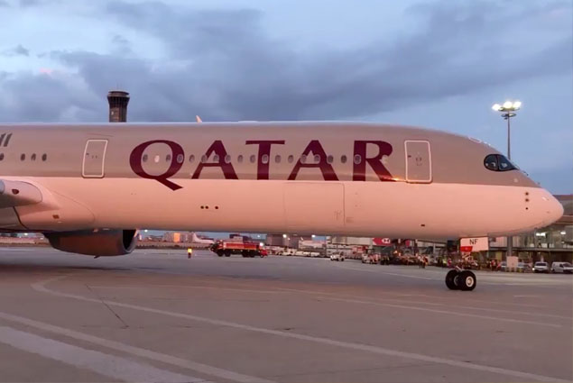 Qatar Airways’in Washington uçağı Doha’dan kalkamadı