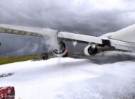 UPS’in B747-8 uçağının motorları alev aldı